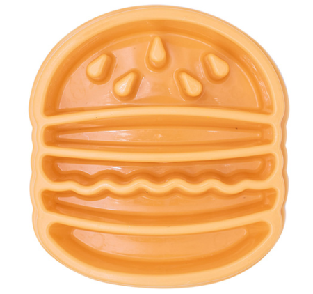 Zippy Paws Happy Bowl - Hamburguesa (Comedero lento)