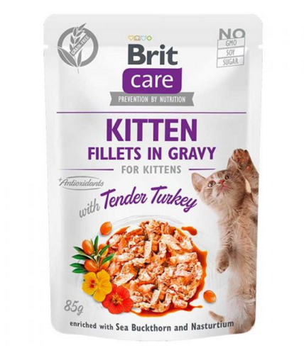 Britcare Fillets in Gravy Kitten Turkey