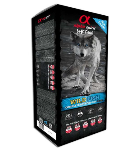 Alpha Spirit Alimento Semi Húmedo Wild Fish 9 Kg
