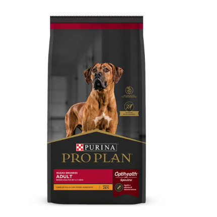 Pro Plan - perro adulto razas grandes 12kilos