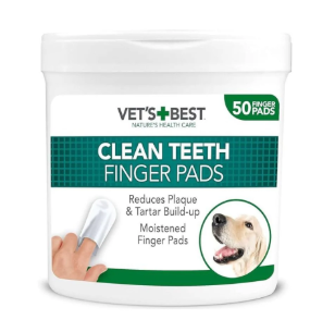 Vet's Best Dedal Para Limpieza Dental Para Mascotas 50 Unid