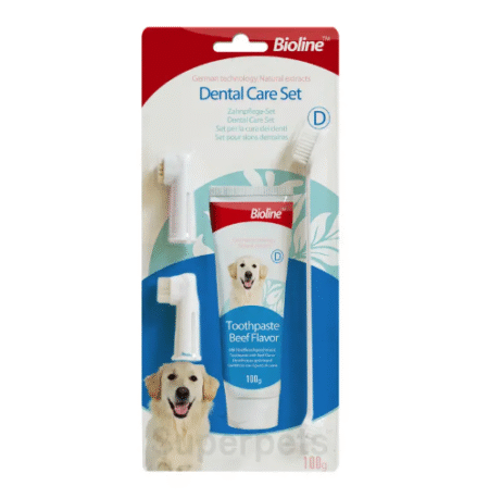 Bioline Kit Dental con Pasta Sabor Carne